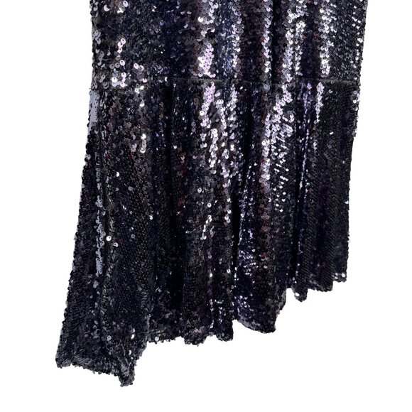 Sunday‎ In Brooklyn Whimsigoth Fairy Grunge Full Sequin Dress Bow Back Detail XS - Picture 6 of 15